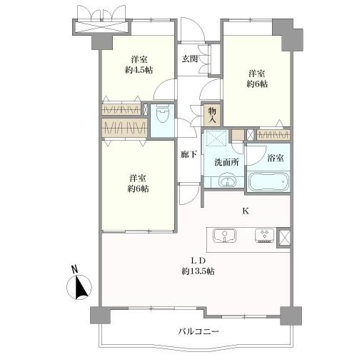 ダイアパレス一社の間取図