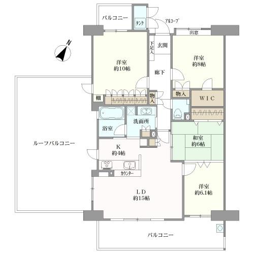 アーバンビュー戸坂アールグランの間取図