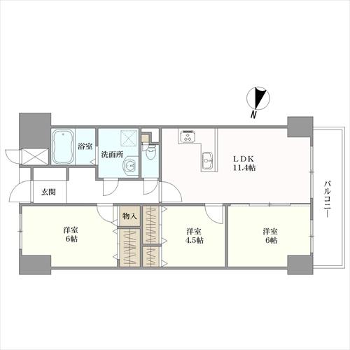 サーパス沼田の間取図