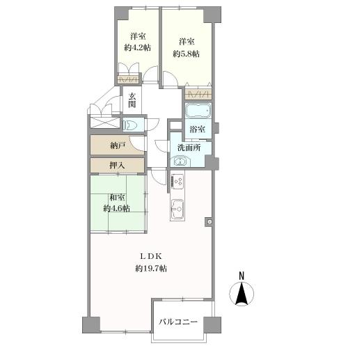ヒューマンズプラザ青崎の間取図