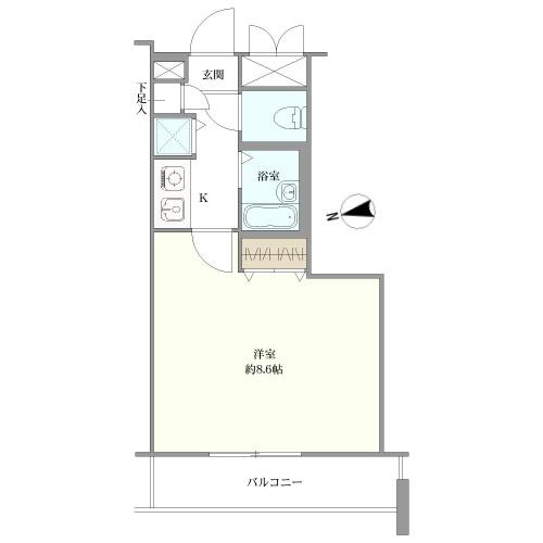 ジョイシティ品川の間取図