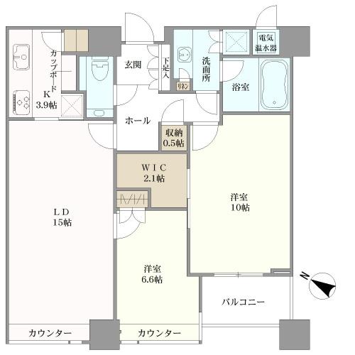 パークコート赤坂ザタワーの間取図