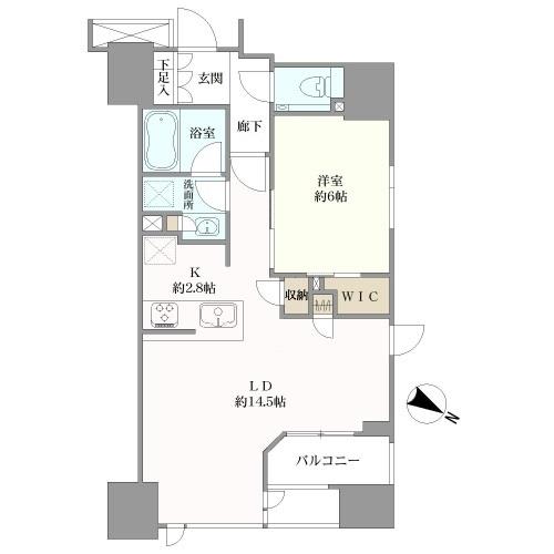 シティハウス東京八重洲通りの間取図
