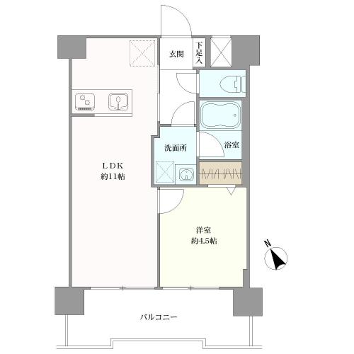 パラストネオ板橋の間取図