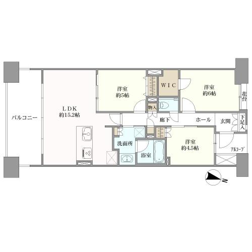 アクトピア北赤羽四番館の間取図