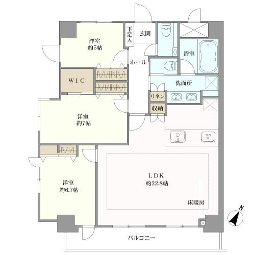 ソネット上池袋の間取図