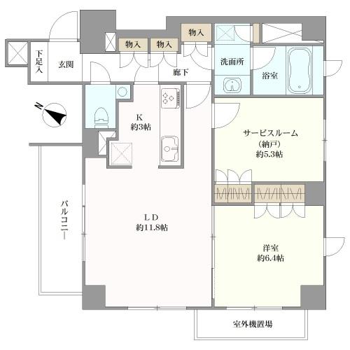 プラウド目白台の間取図