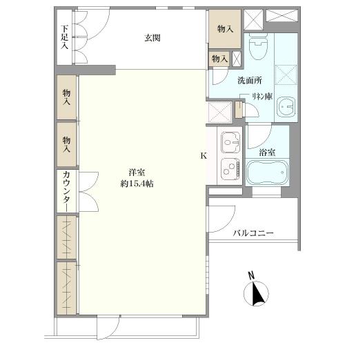 レ・ベント等々力の間取図