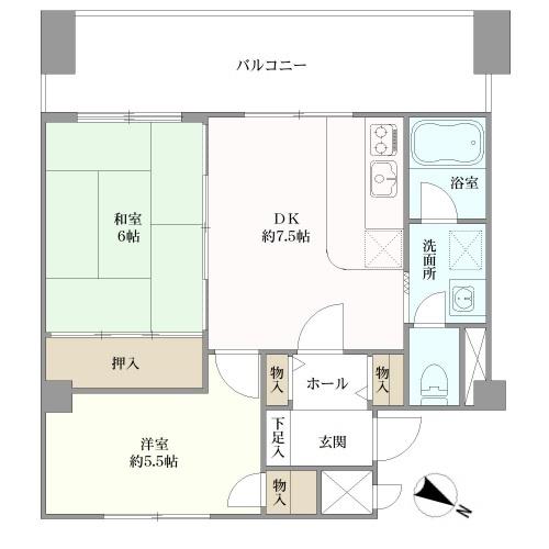 朝日プラザ大濠ＩＩの間取図