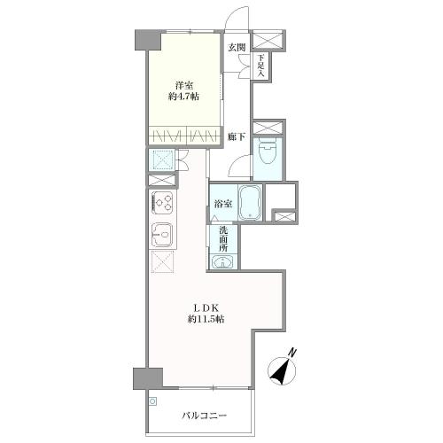 千歳船橋ビューグリーンの間取図