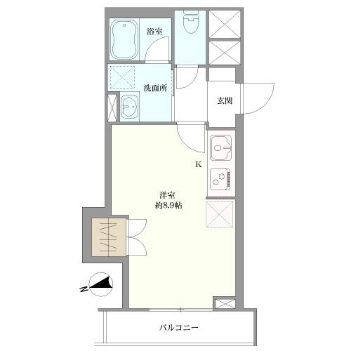 秀和番衆町レジデンスの間取図