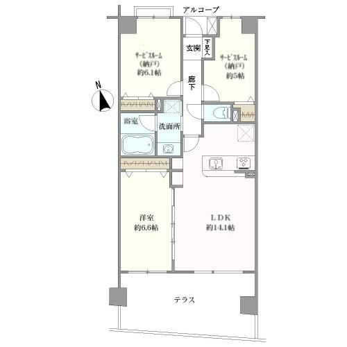 ユニーブル西荻窪IIの間取図