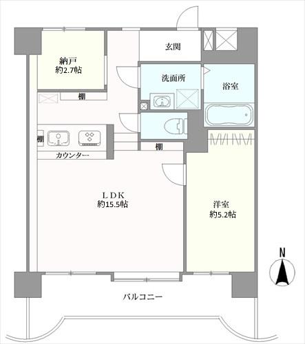 ルネ西大路の間取図