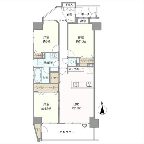 レスタージュ西陣の間取図