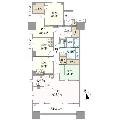 ガーデンアソシエの間取図