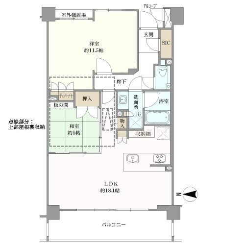 イーグルコート京都御所梨木の社の間取図