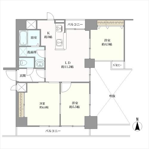 フィエルテ四条烏丸シュッドの間取図