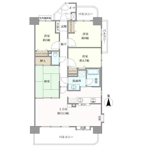 ダイアパレス一宮駅前 の間取図