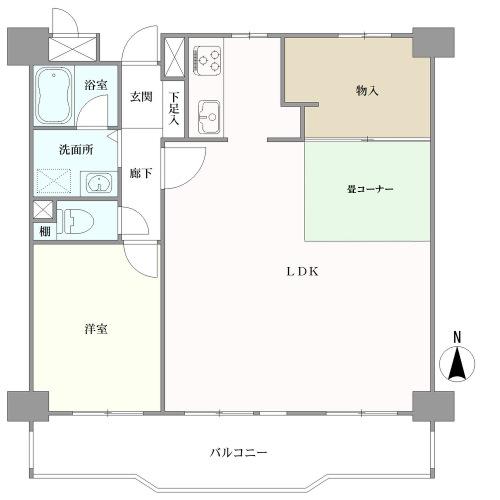 サンパーク東別院の間取図