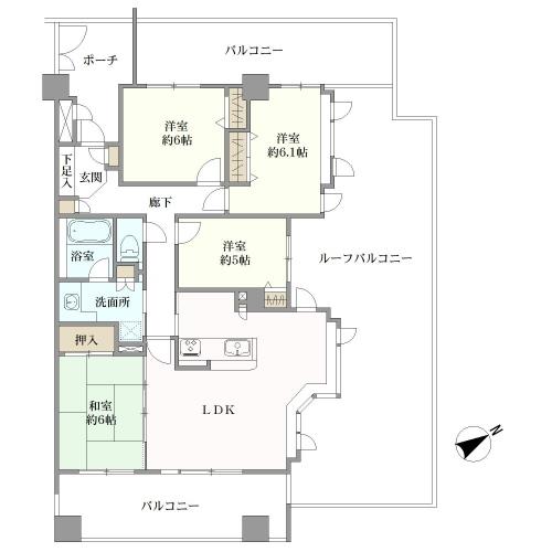 ライオンズシティ千種の間取図