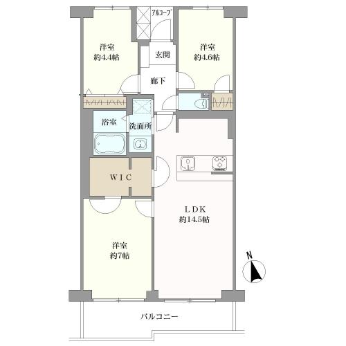 メゾン田町の間取図