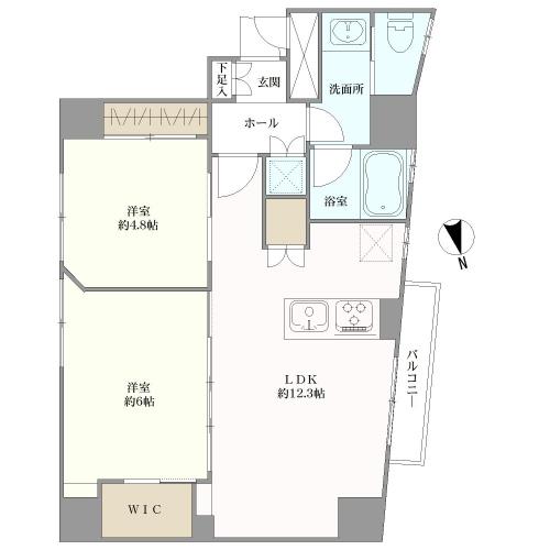 コートシティ木場の間取図