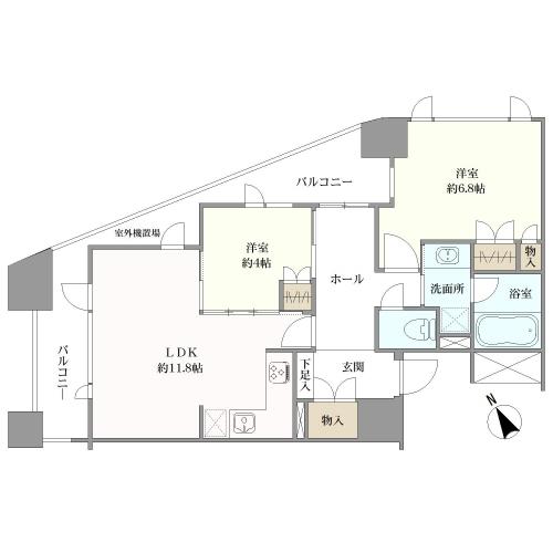 アトラス葛西の間取図