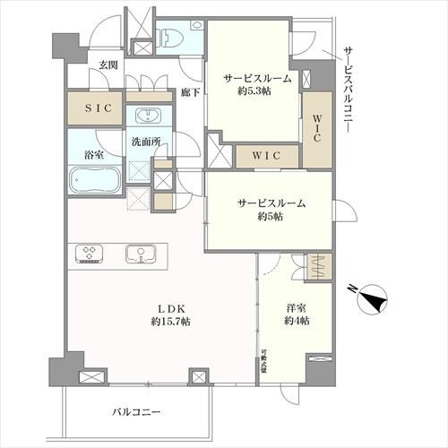 ディアナコート小石川播磨坂レジデンスの間取図