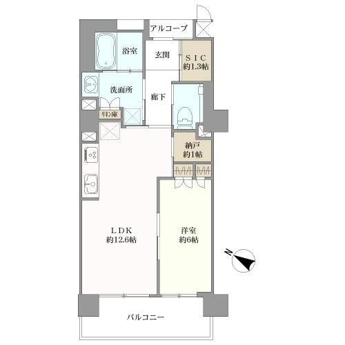 マスターズマンション苦楽園　中楽坊の間取図