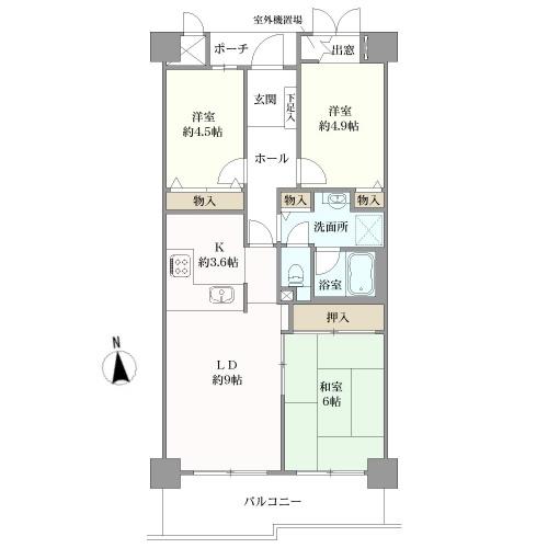 ジークレフ上甲子園の間取図