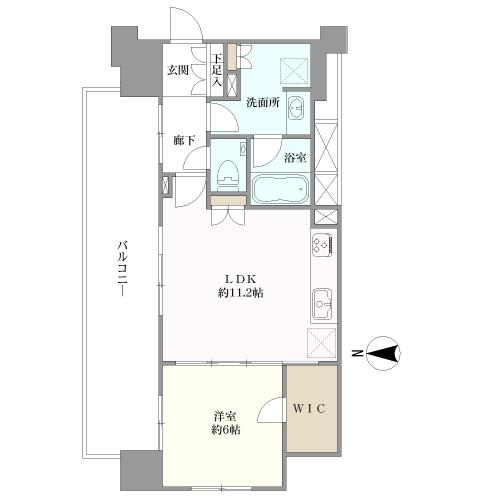 プラウドタワー名古屋伏見の間取図