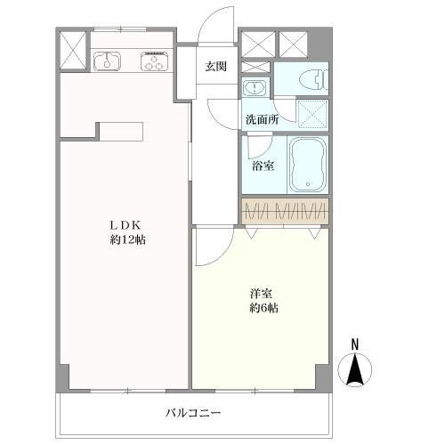 チサンマンション栄リバーパークの間取図