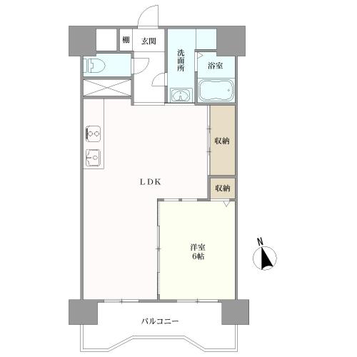 シャンボール日比野の間取図