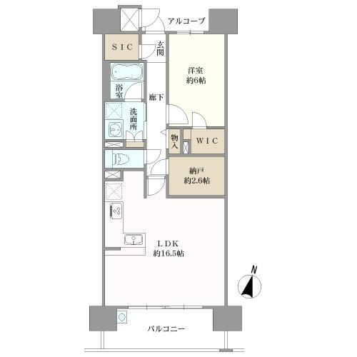 プレサンスグラン泉の間取図