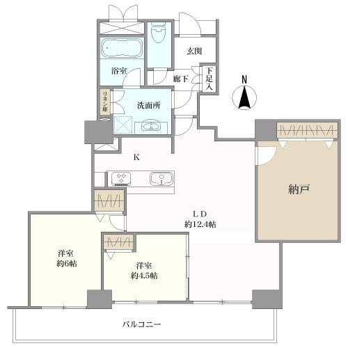 アンビックス志賀ストリートタワーの間取図