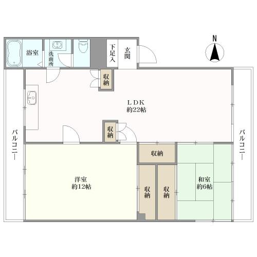 井荻チェリーの間取図