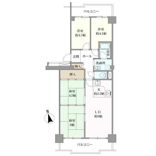 ユニライフ北大阪の間取図