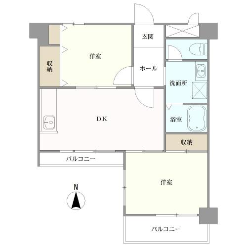 ユニーブル大正の間取図