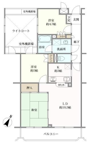 藤和シティコープ大宮桜木町の間取図