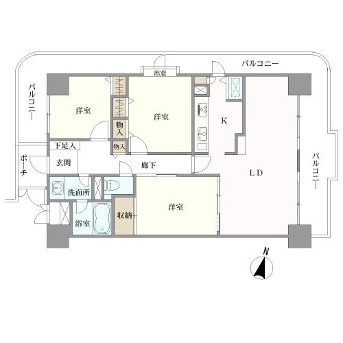 ライオンズプラザ大宮の間取図