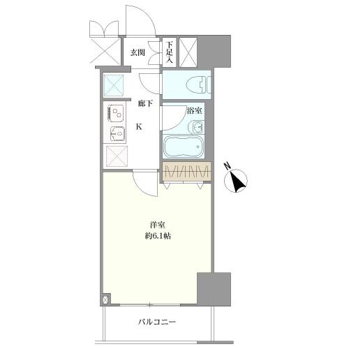 Ｒｉｓｉｎｇ　Ｐｌａｃｅ蒲田南の間取図