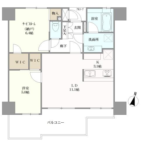 ミオカステーロ浦和常盤の間取図