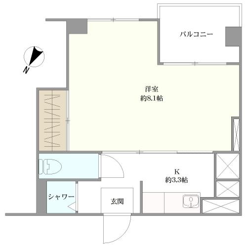 ワコー高田馬場マンションの間取図