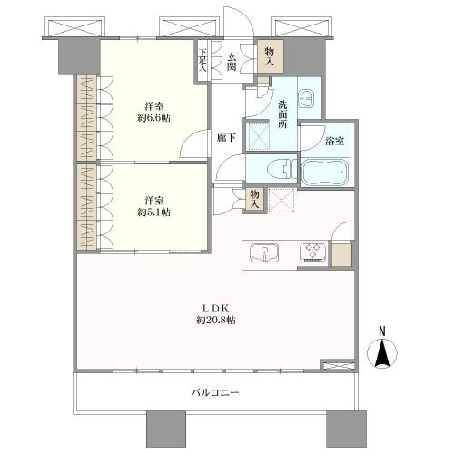 グランドミッドタワーズ大宮の間取図