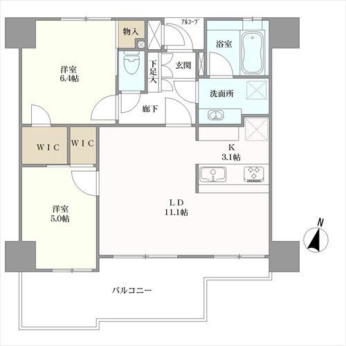 ミオカステーロ浦和常盤の間取図