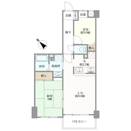 アークエルム磯子台の間取図