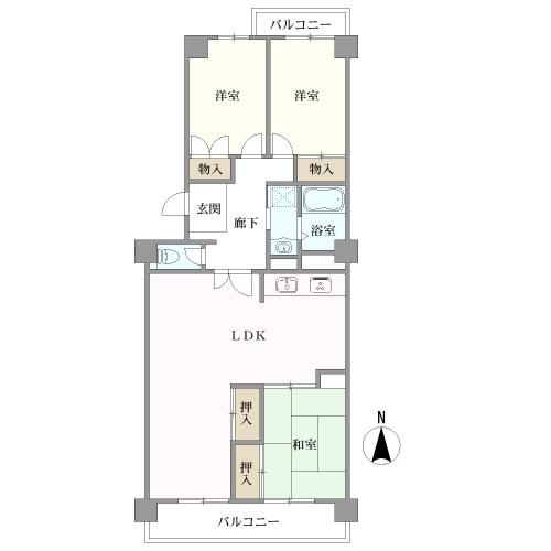 シティコーポ堀田の間取図