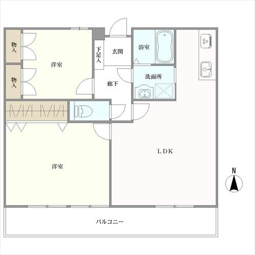 真栄マンション緑ヶ丘の間取図