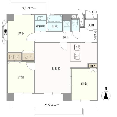 ノーブル滝子　の間取図