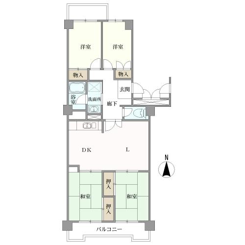 シティコーポ堀田の間取図